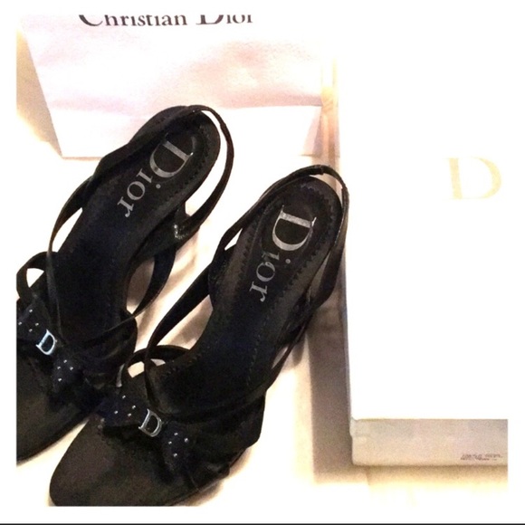 Dior | Shoes | Dior Mini Jacquard Nylon Black Clogs | Poshmark